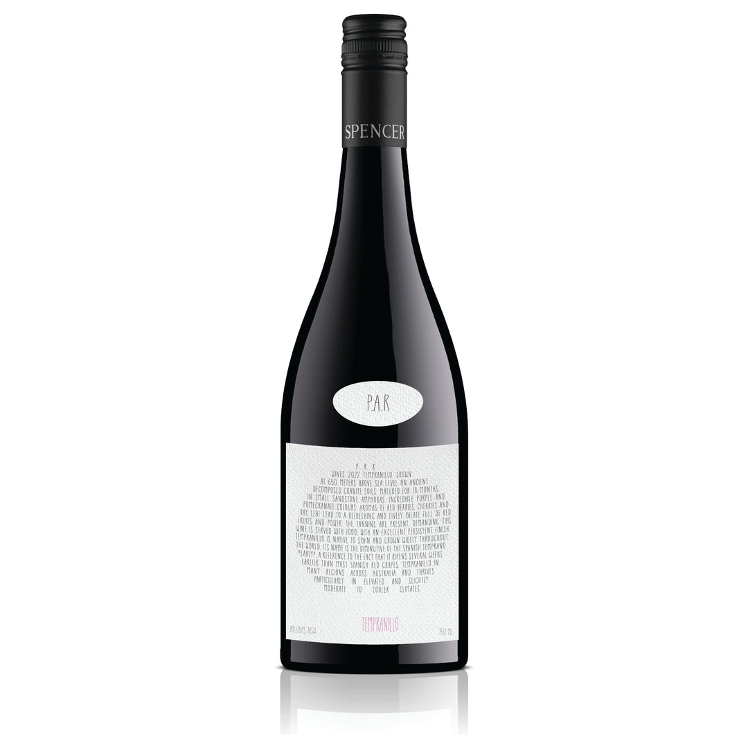 P.A.R 2022 Tempranillo, Hilltops, NSW