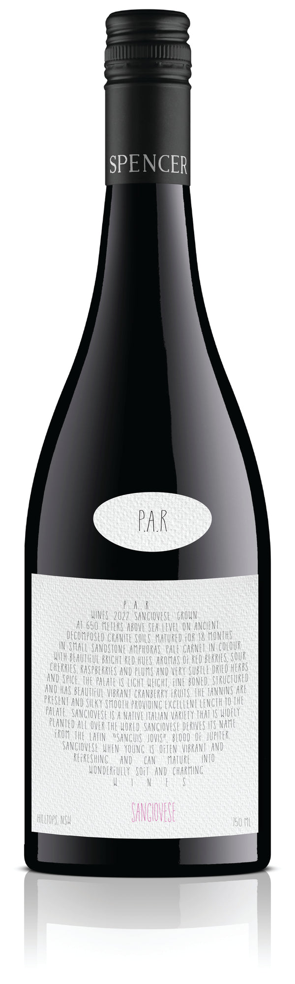 P.A.R 2022 Sangiovese, Hilltops, NSW